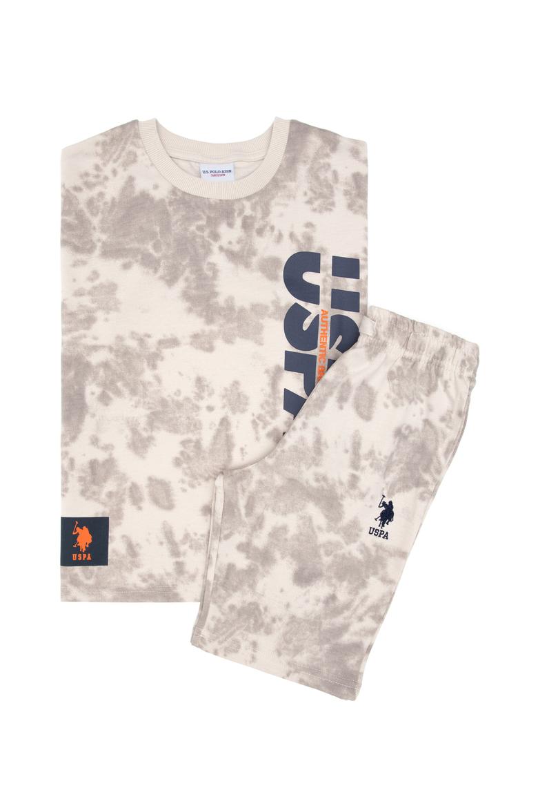 Erkek Çocuk Bej Pijama Takımı