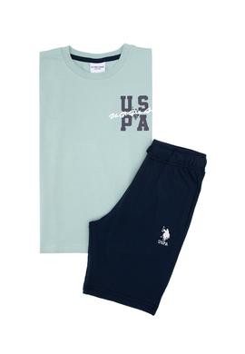 Erkek Çocuk Su Yeşili Pijama Takımı - 50310807008