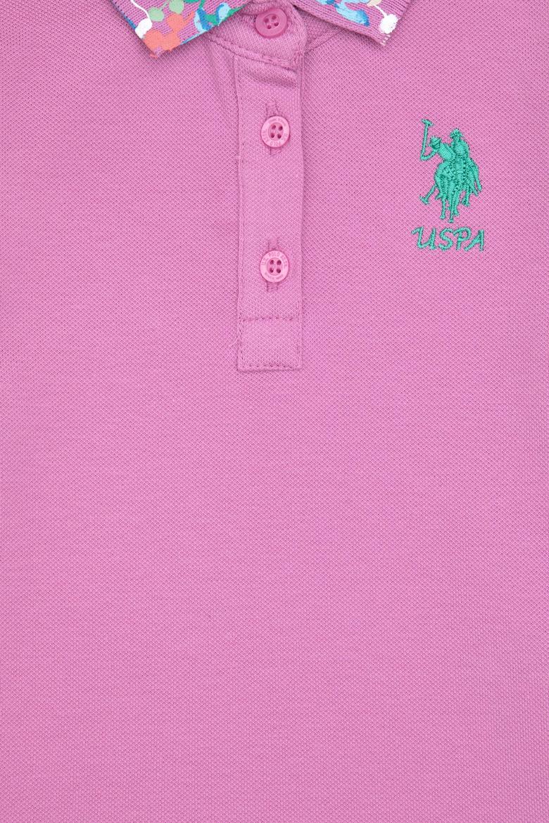 Kız Çocuk Fuşya Basic Tişört - 50306344039