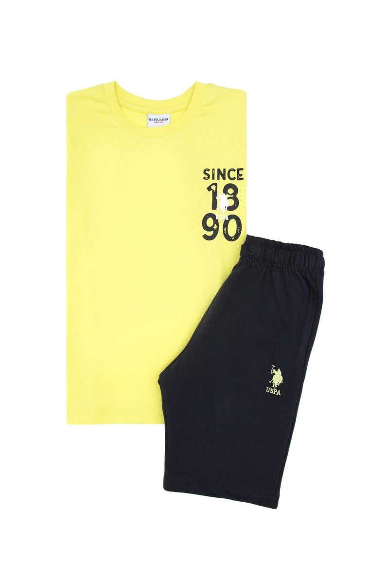 Erkek Çocuk Fıstık Yeşili Pijama Takımı