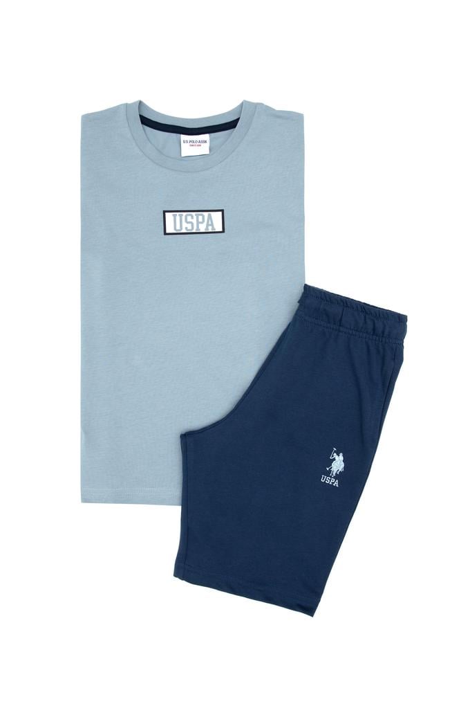 Erkek Çocuk Su Yeşili Pijama Takımı