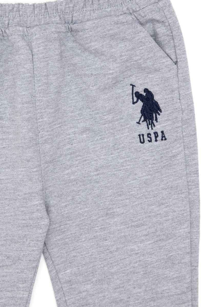 Erkek Bebek Gri Melanj Eşofman Altı