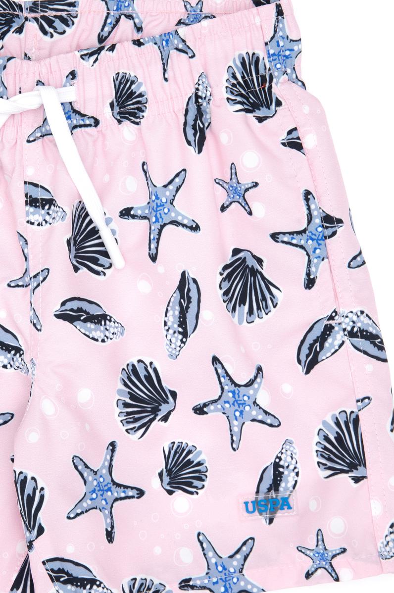 Erkek Çocuk Açık Pembe Deniz Şortu