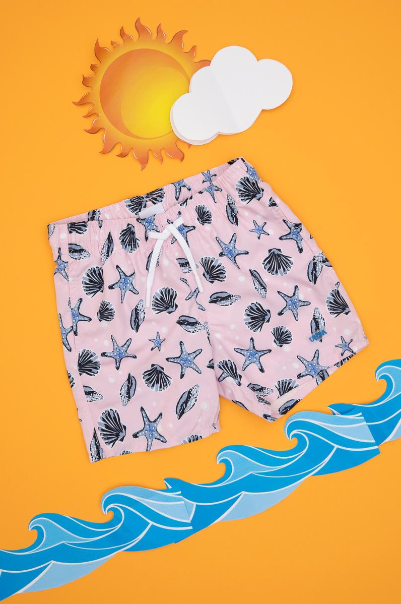 Erkek Çocuk Açık Pembe Deniz Şortu