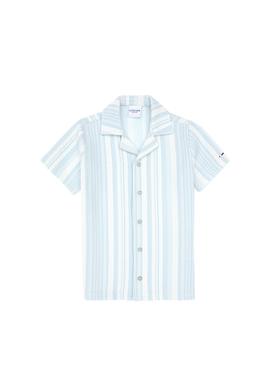 Erkek Çocuk Açık Mavi Örme Gömlek - 50305651004