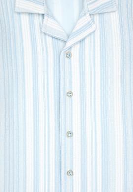 Erkek Çocuk Açık Mavi Örme Gömlek - 50305651004