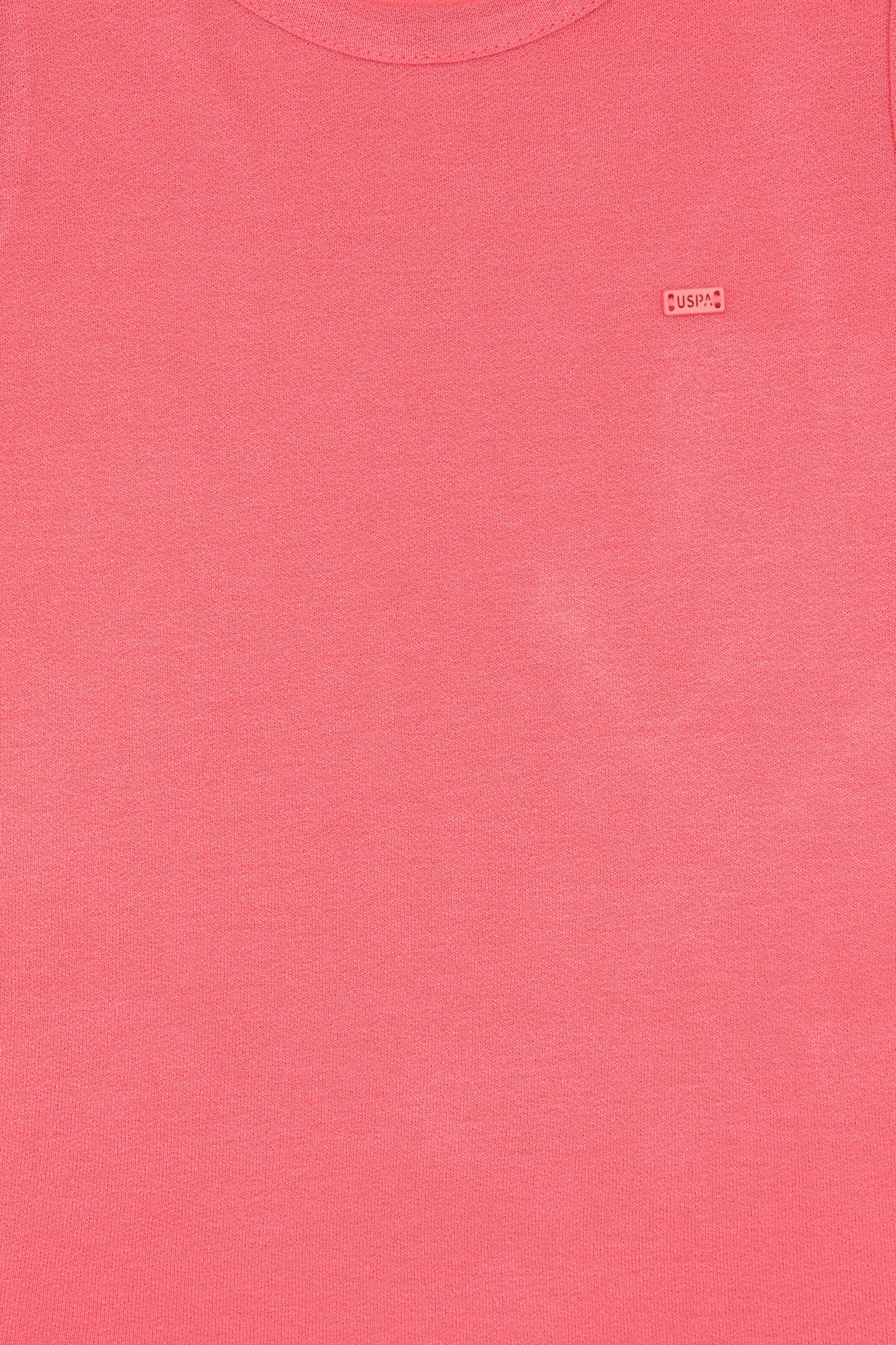Kız Çocuk Pembe Kolsuz Basic Tişört
