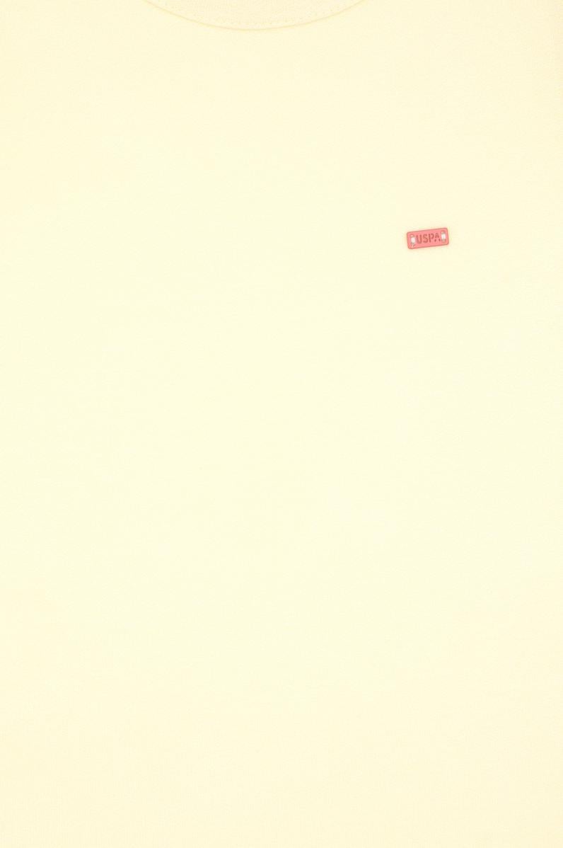 Kız Çocuk Limon Kolsuz Basic Tişört