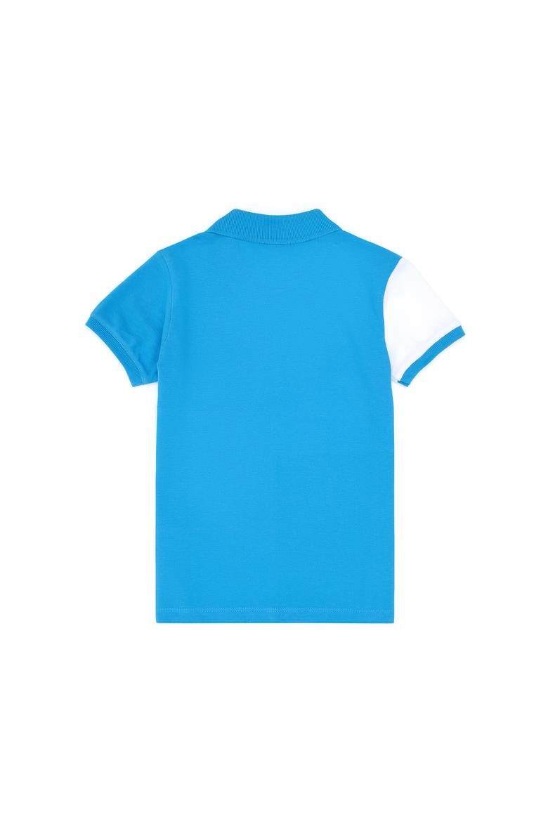 Erkek Çocuk Turkuaz Polo Yaka Tişört - 50300185028