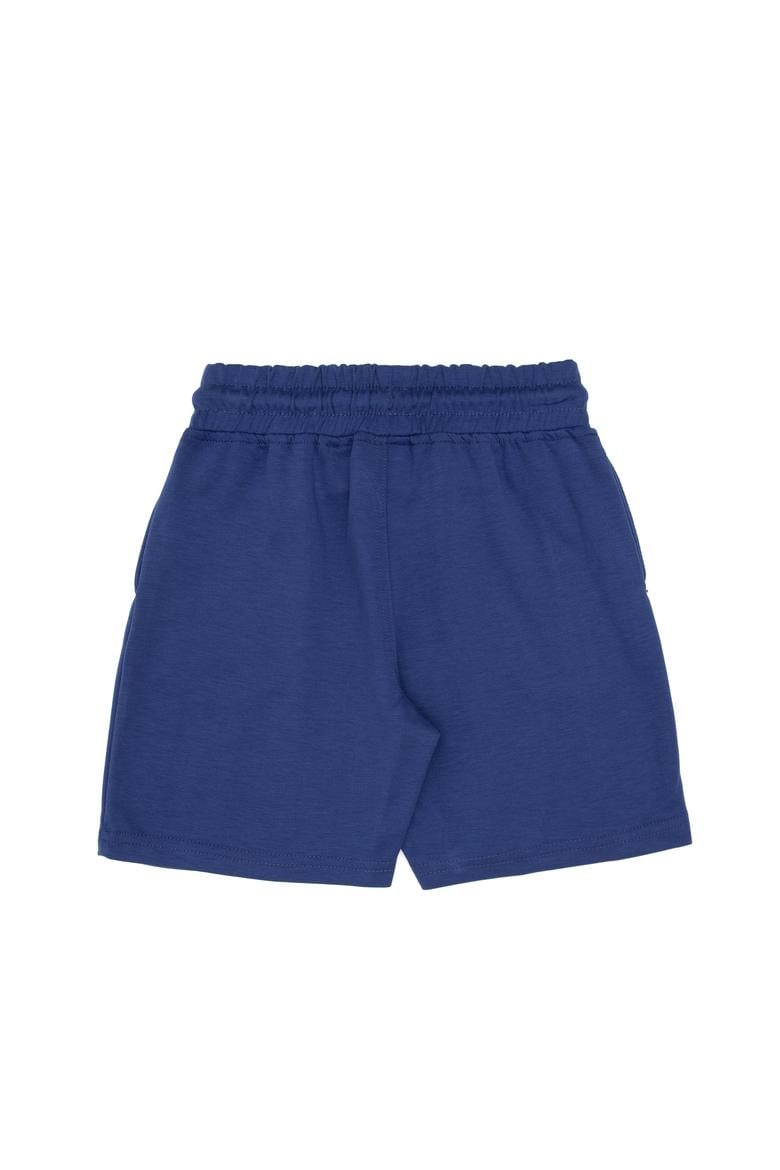 Erkek Çocuk Açık Lacivert Örme Şort - 50299977005