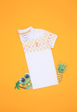 Erkek Çocuk Turuncu Polo Yaka Tişört - 50300364063