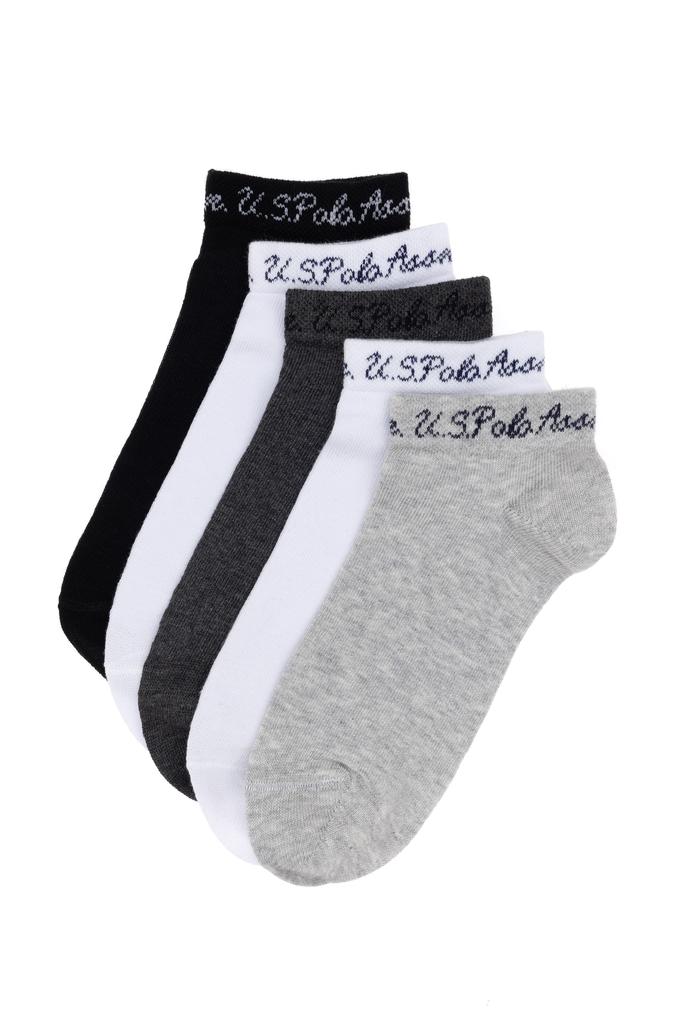 Kadın Gri Melanj Çorap