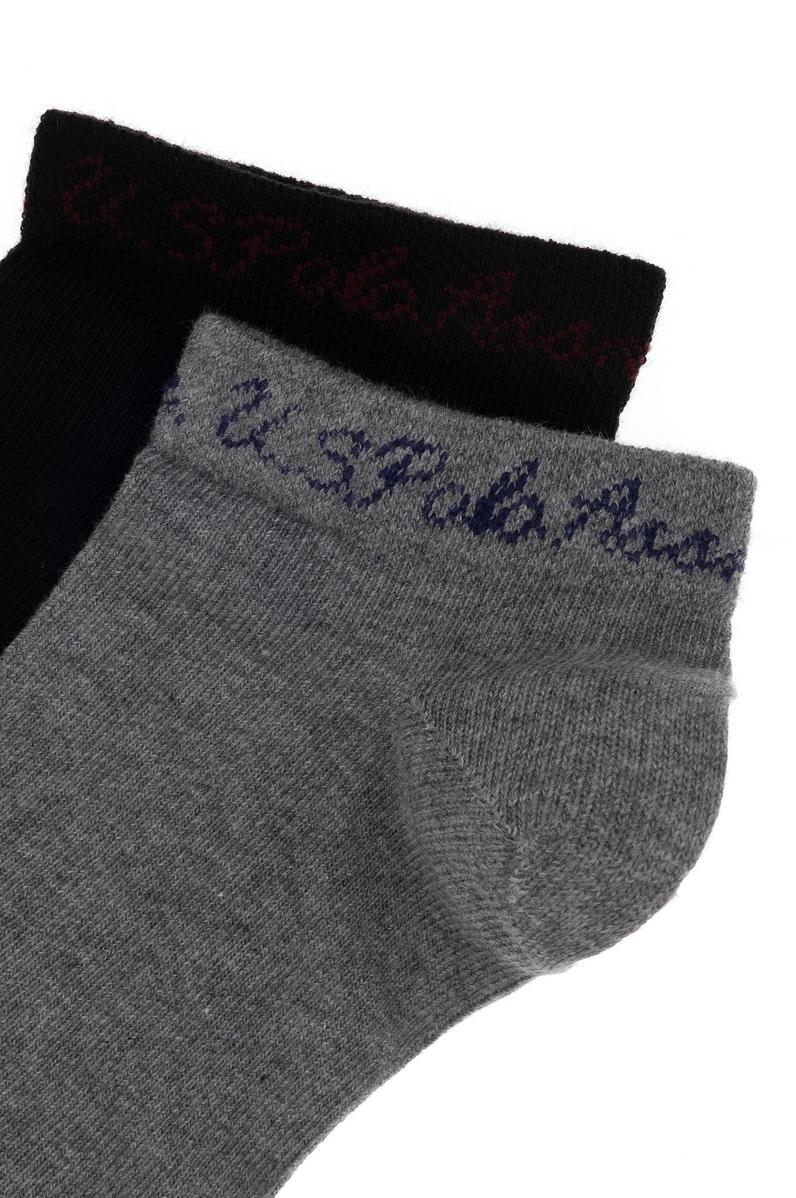 Kadın Gri Melanj Çorap