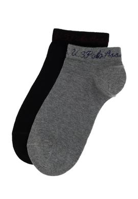 Kadın Gri Melanj Çorap - 50304376007