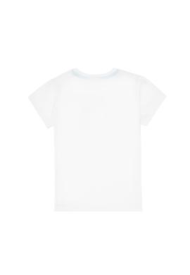 Erkek Çocuk Ekru Bisiklet Yaka Tişört - 50307272014