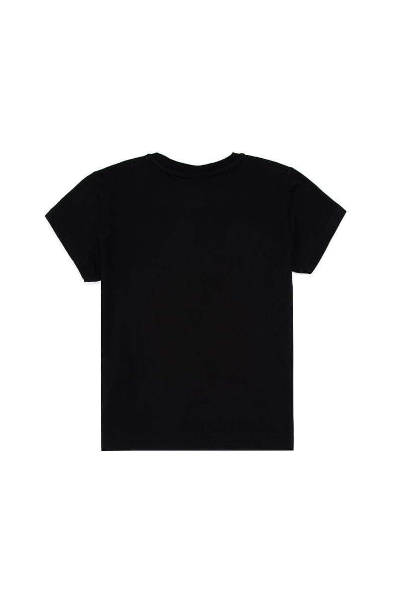 Erkek Çocuk Siyah Bisiklet Yaka Tişört