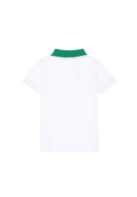 Erkek Çocuk Beyaz Polo Yaka Tişört - 50307156015