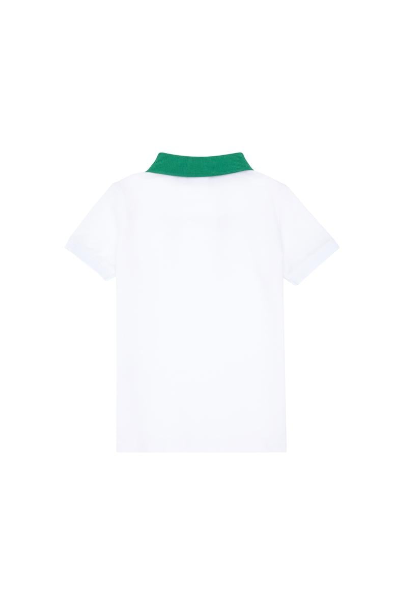 Erkek Çocuk Beyaz Polo Yaka Tişört - 50307156015