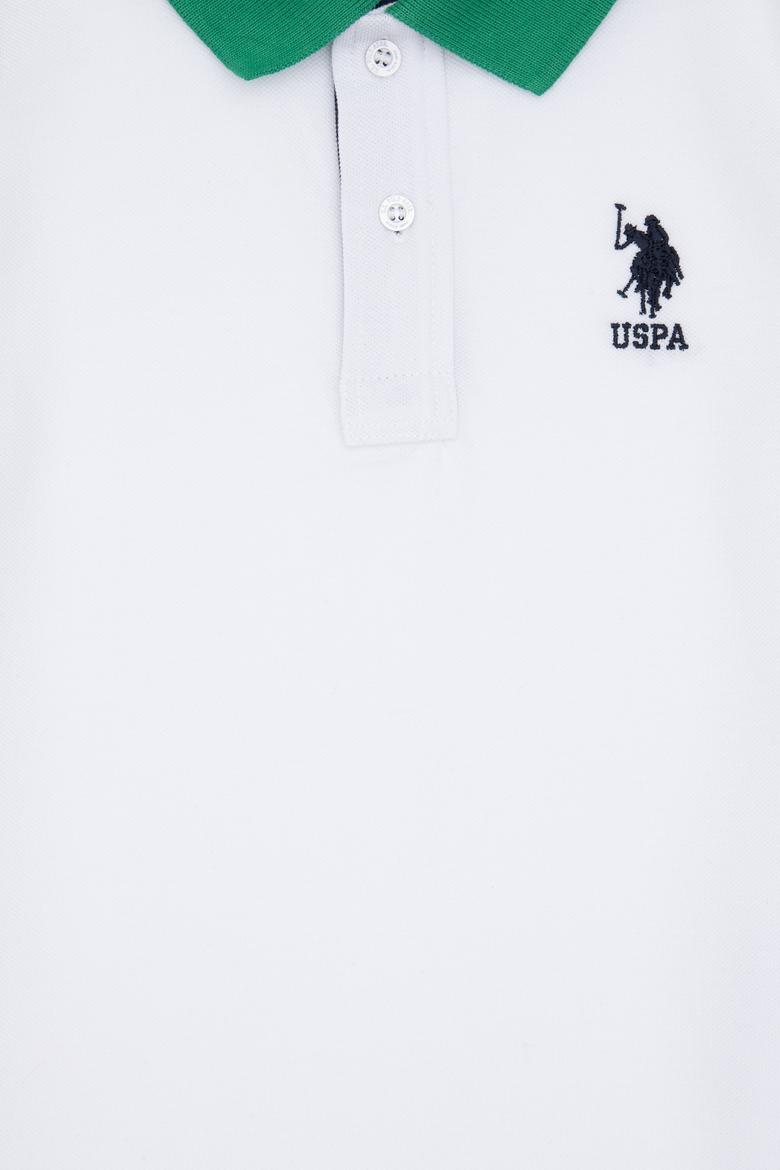 Erkek Çocuk Beyaz Polo Yaka Tişört - 50307156015