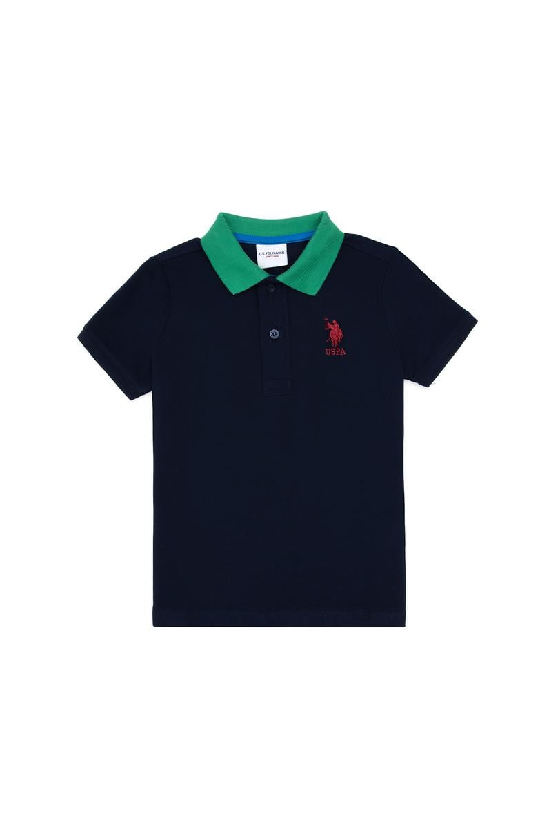 Erkek Çocuk Lacivert Polo Yaka Tişört