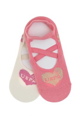 Kız Çocuk Sim Detaylı 2'li Babet Çorabı - 50311331001