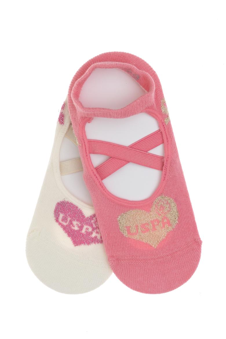 Kız Çocuk Sim Detaylı 2'li Babet Çorabı - 50311331001