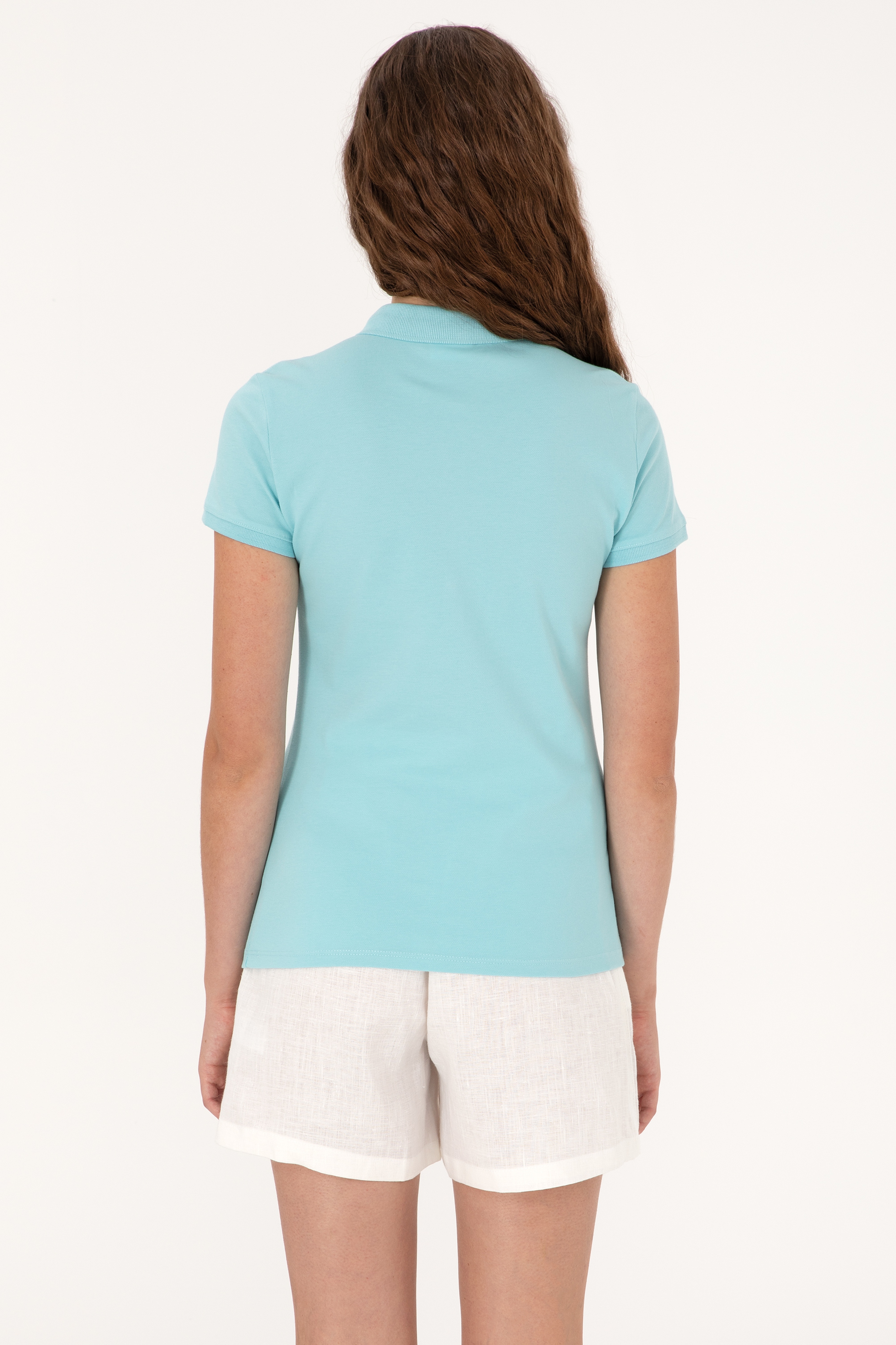 Kadın Aqua Basic Tişört - Image 5
