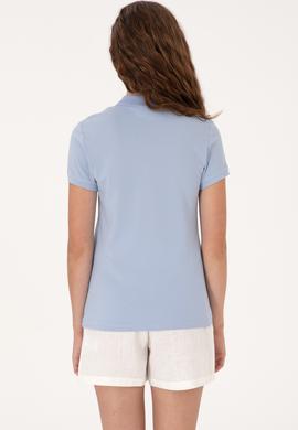 Kadın Açık Mavi Tişört - 50300887121
