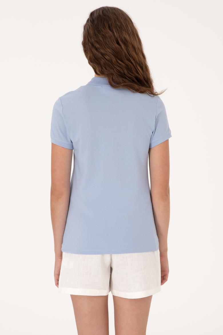 Kadın Açık Mavi Tişört - 50300887121