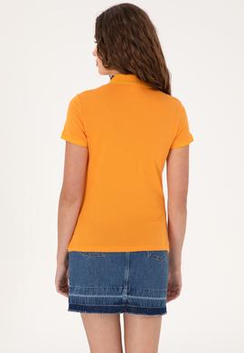 Kadın Turuncu Tişört - 50300887094