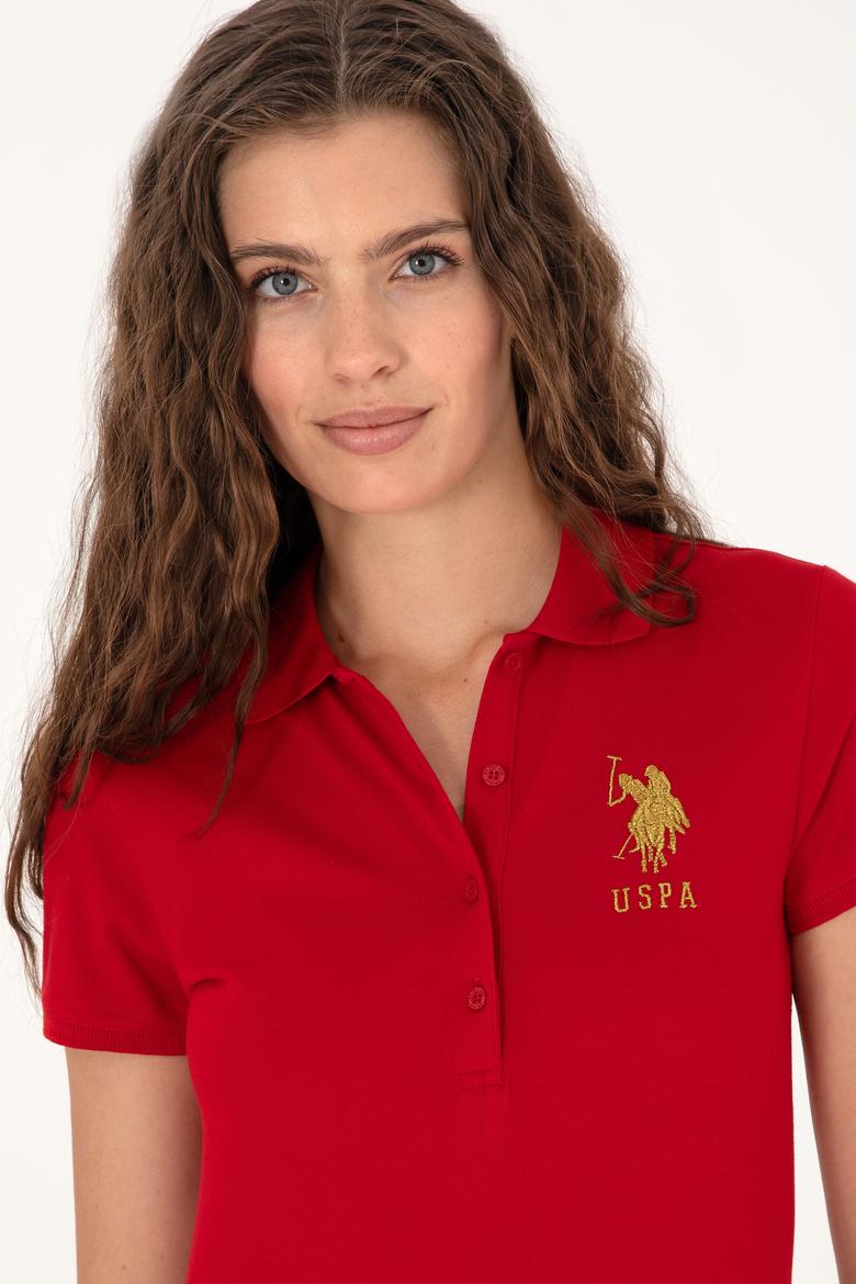 Kadın Kırmızı Basic Tişört - 50300883003