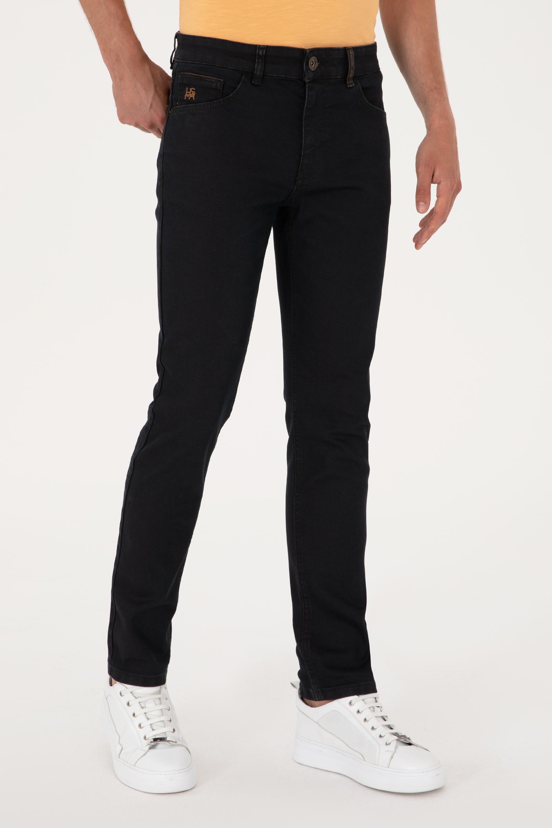 Erkek Kahverengi Jean Pantolon