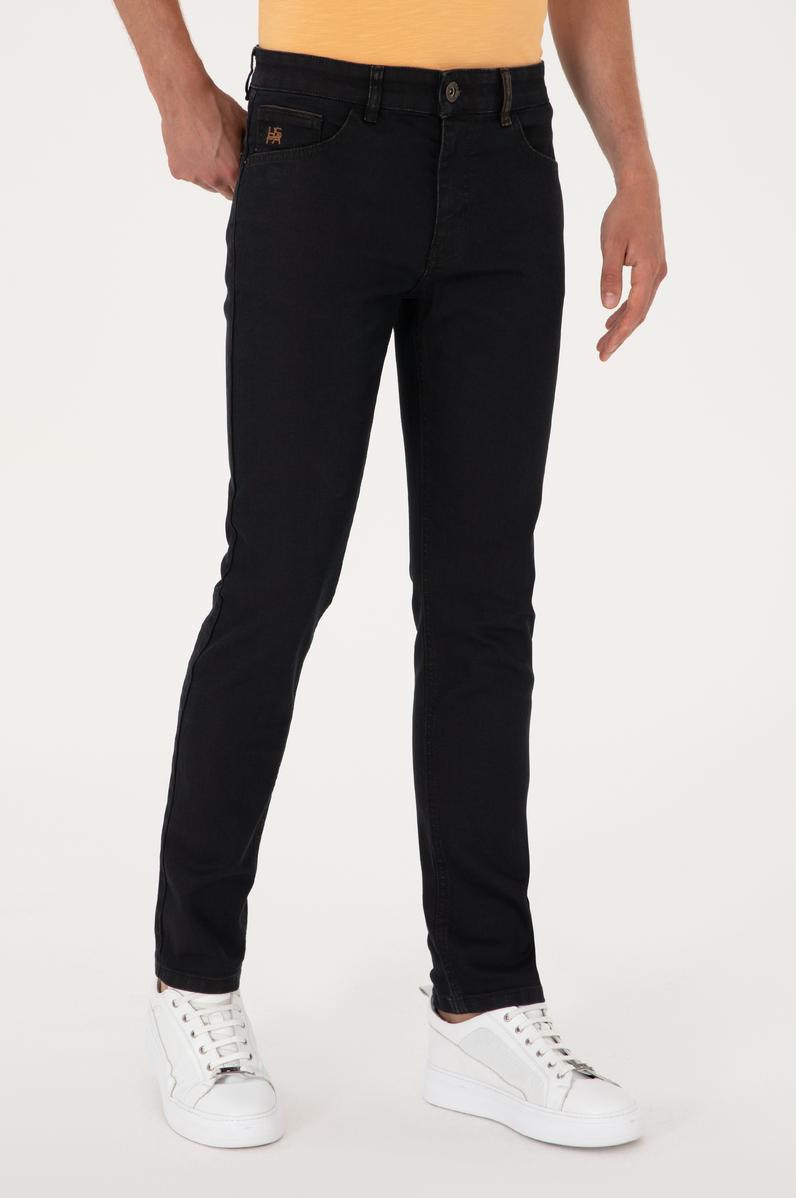 Erkek Kahverengi Jean Pantolon