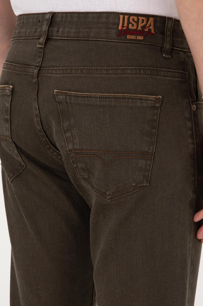 Erkek Camel Jean Pantolon