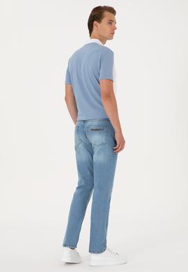 Erkek Açık Mavi Jean Pantolon - 50304378008