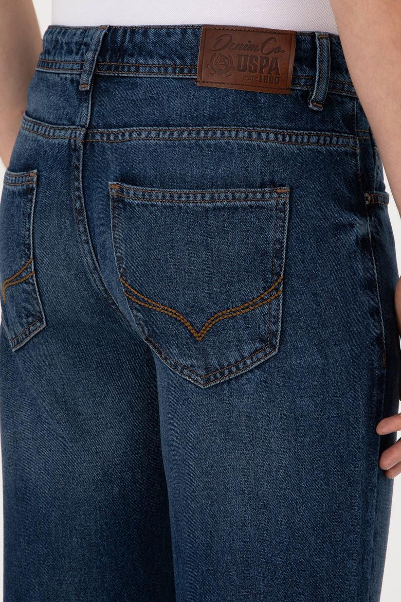 Erkek Mavi Relax Jean Pantolon - 50304629090