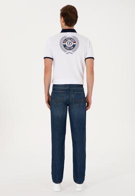 Erkek Mavi Relax Jean Pantolon - 50304629090