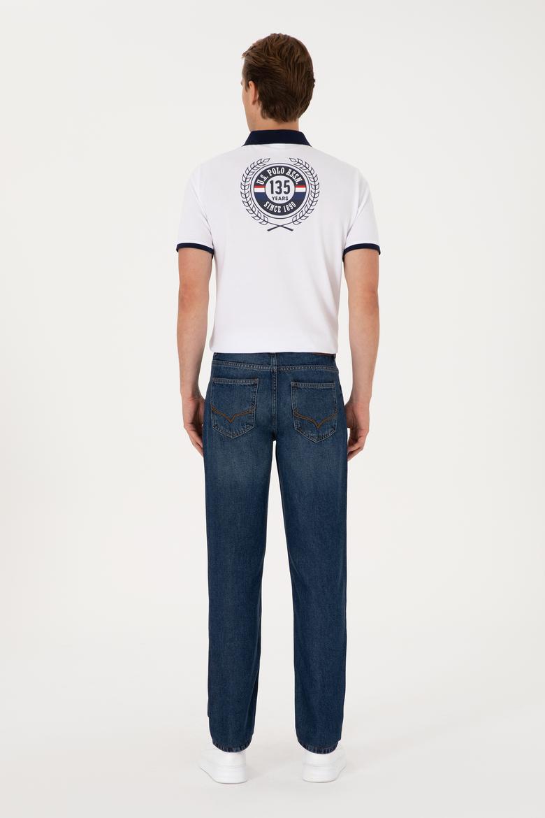 Erkek Mavi Relax Jean Pantolon - 50304629090