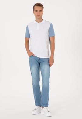 Erkek Açık Mavi Jean Pantolon - 50304378008