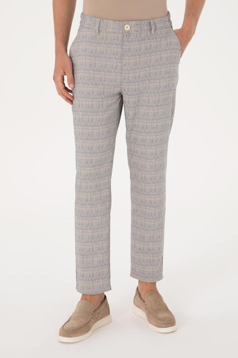 Erkek Mavi Kanvas Pantolon - 50300438221