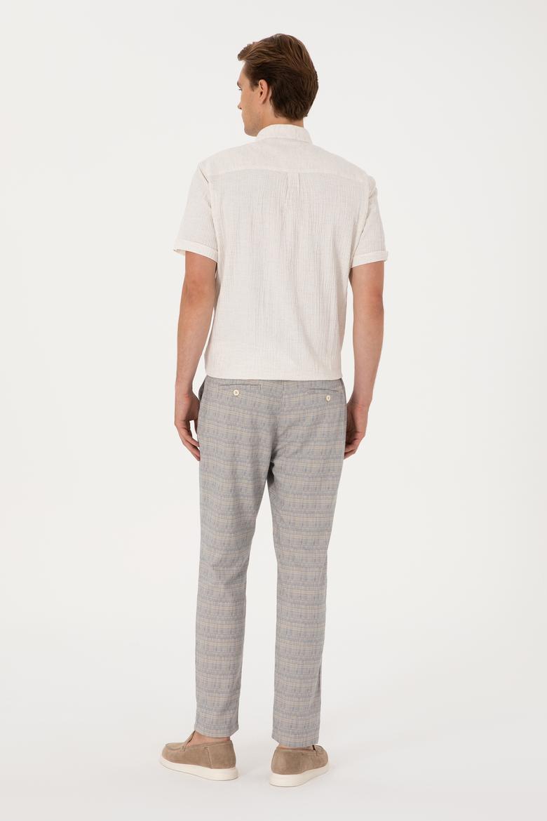 Erkek Mavi Kanvas Pantolon - 50300438221