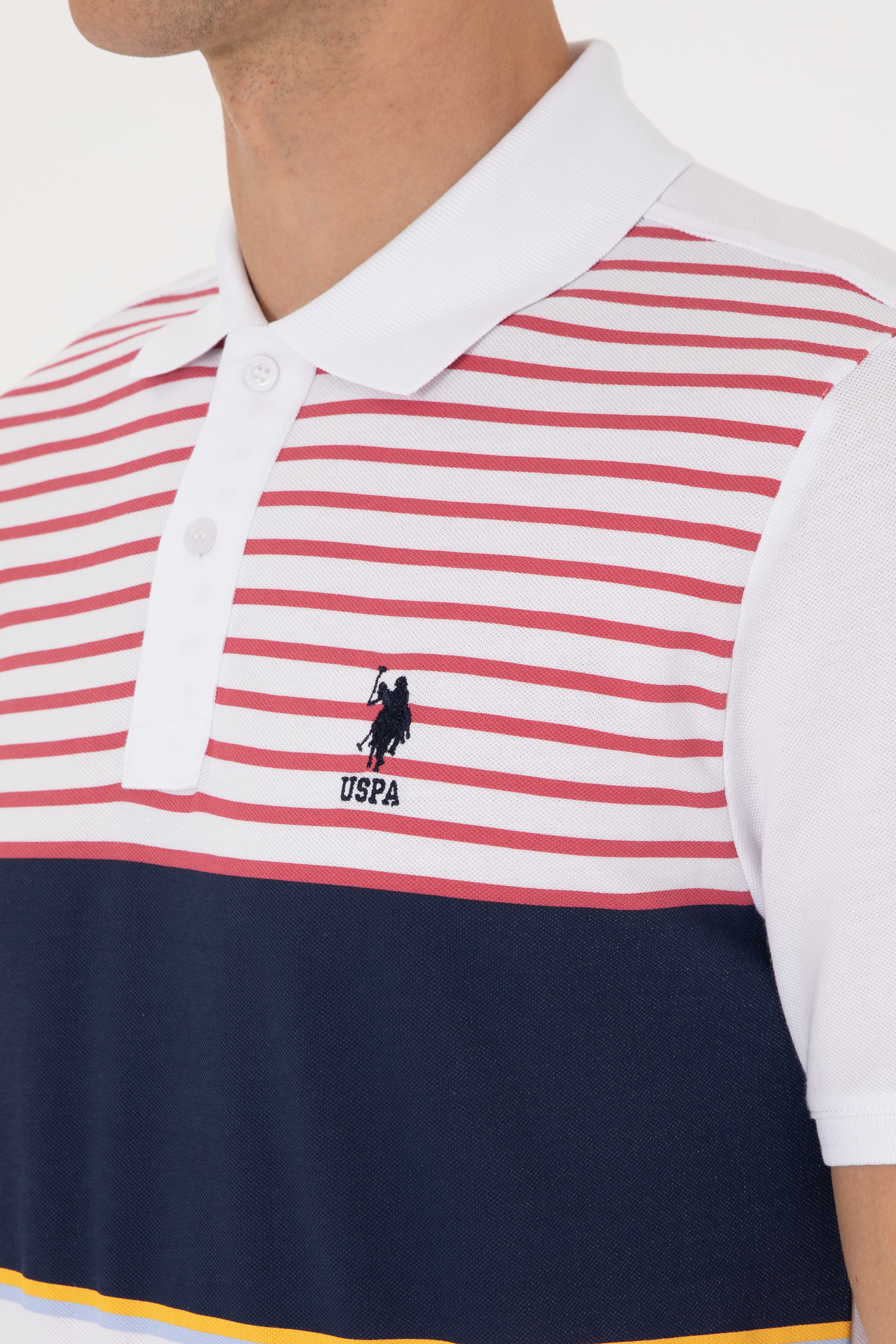 Erkek Regular Fit Lacivert Polo Yaka Tişört - Image 7