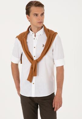 Erkek Beyaz Uzun Kollu Gömlek - 50299578001
