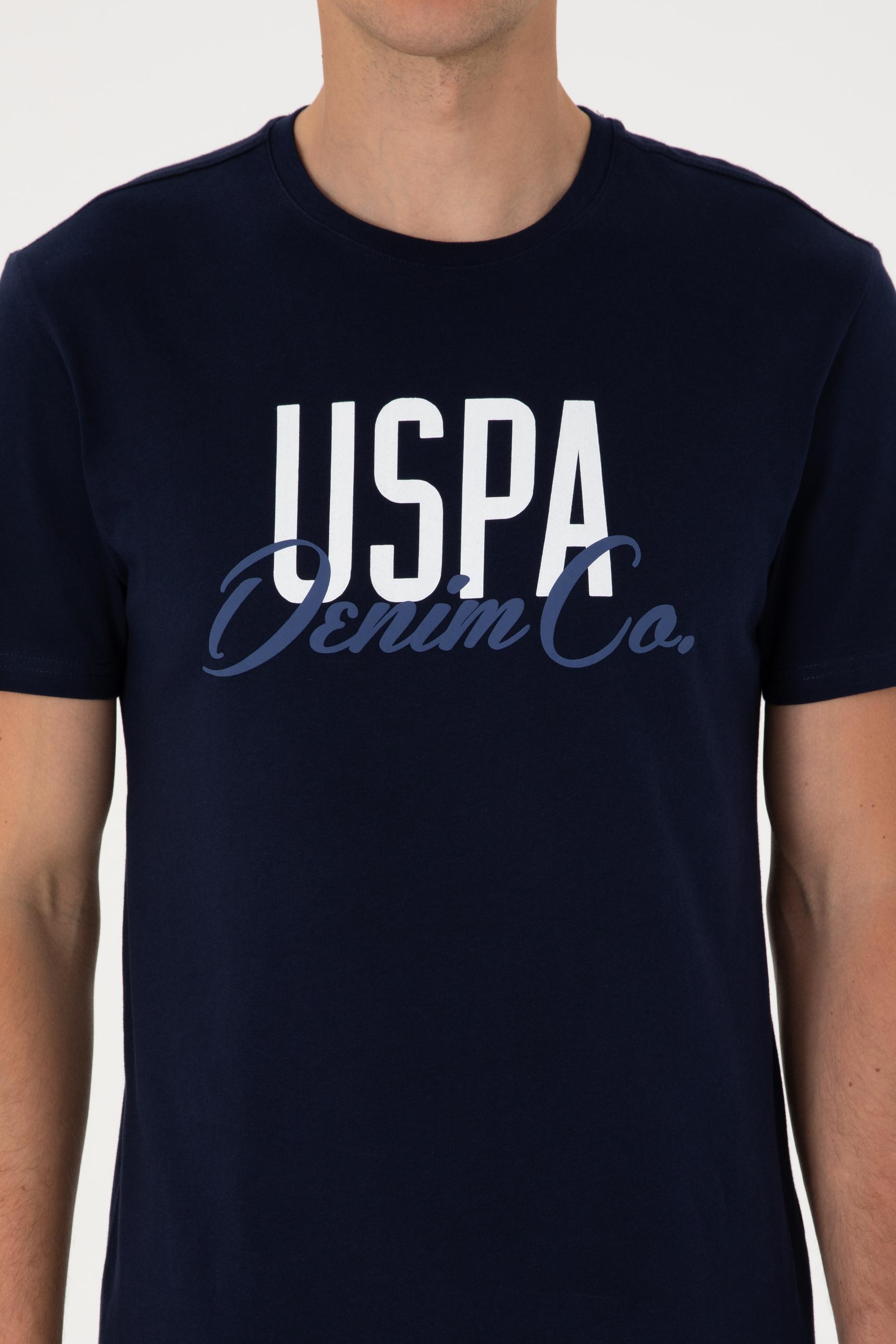 Erkek Regular Fit Lacivert Bisiklet Yaka Tişört