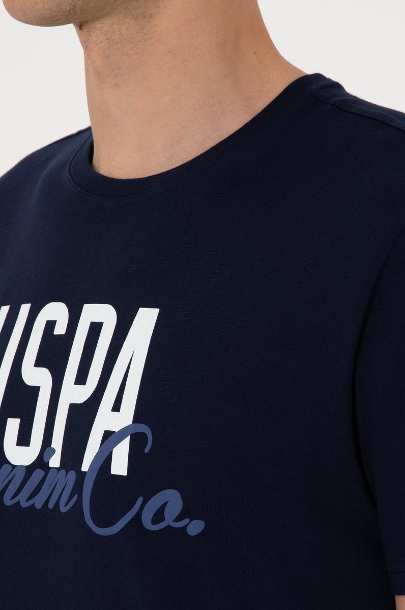 Erkek Regular Fit Lacivert Bisiklet Yaka Tişört