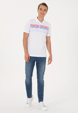 Erkek Regular Fit Kırmızı Polo Yaka Tişört - 50299819017