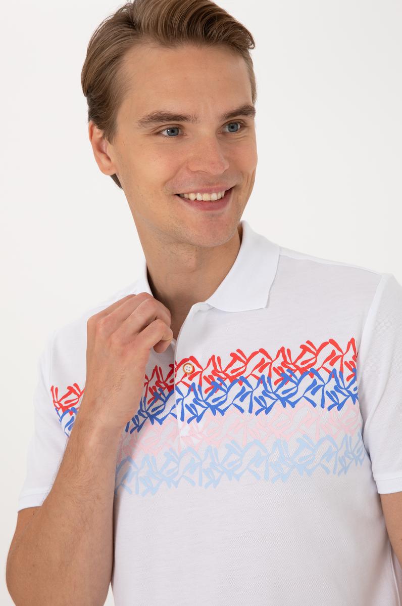 Erkek Regular Fit Kırmızı Polo Yaka Tişört