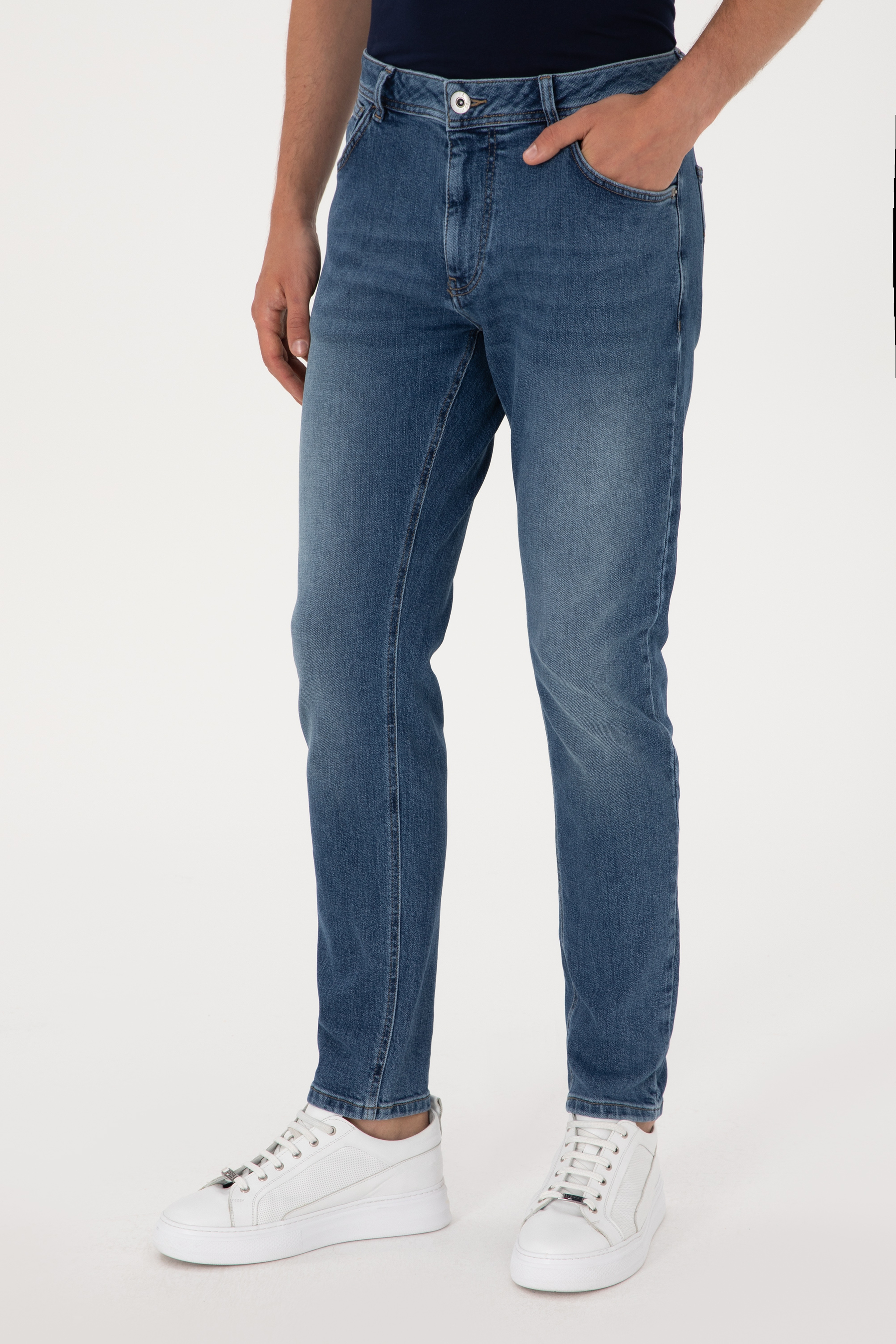 Erkek Mavi Jean Pantolon