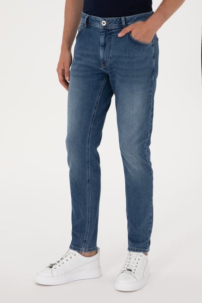 Erkek Mavi Jean Pantolon