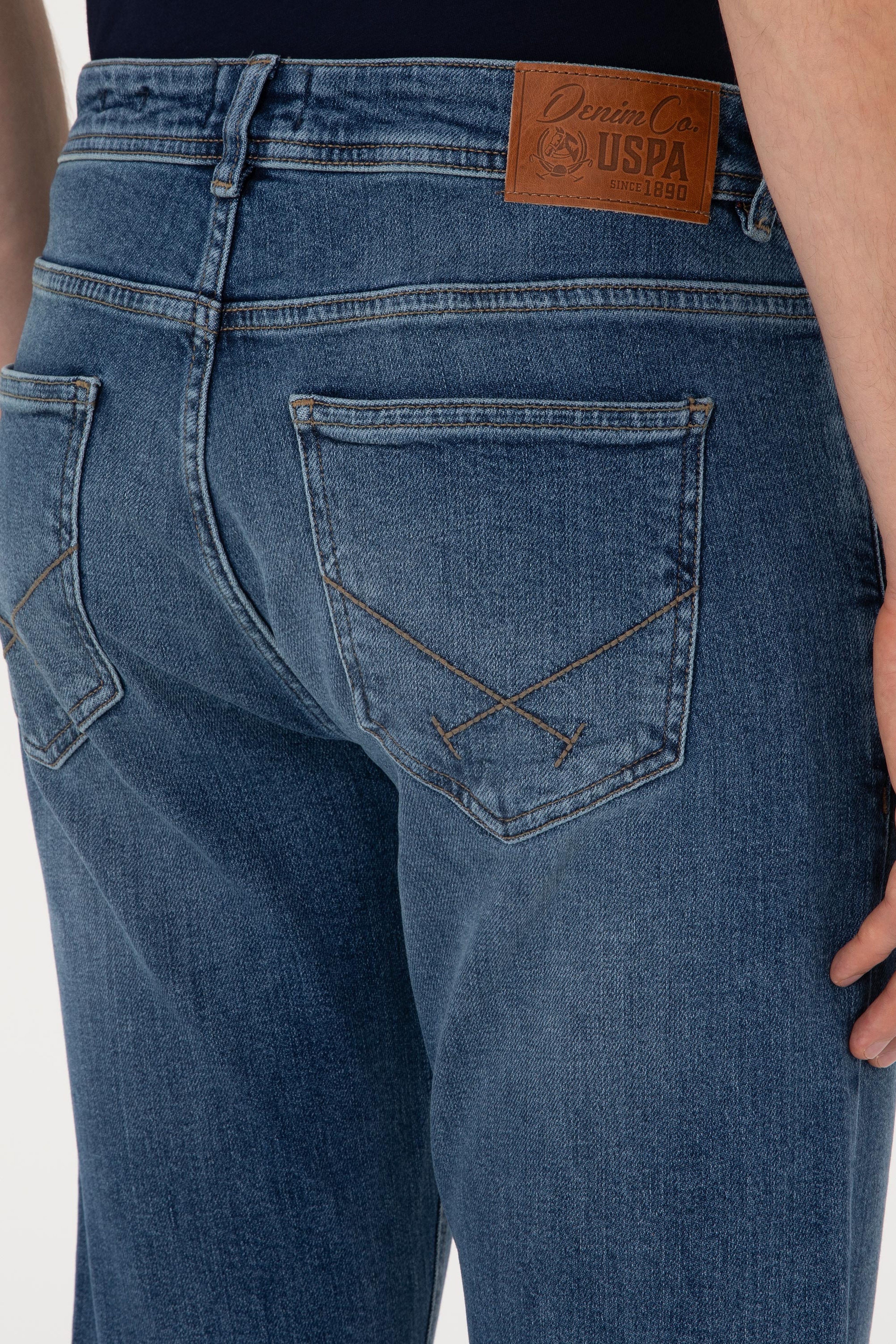 Erkek Mavi Jean Pantolon - Image 6